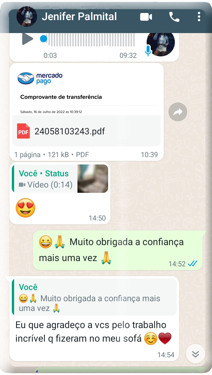 Imagem de depoimentos do cliente